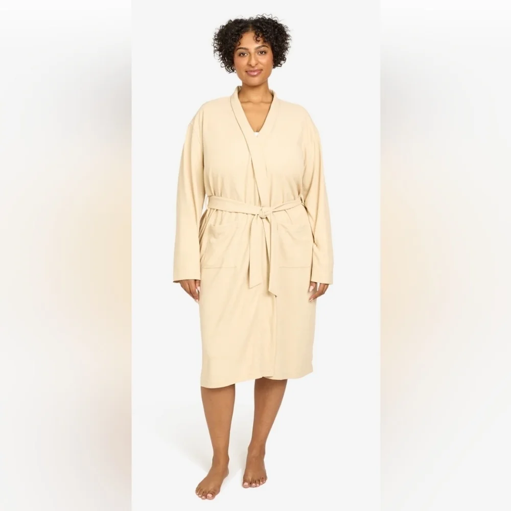 NWT | Line & Dot | Waffle Knit Robe | L/XL - Picture 2 of 6